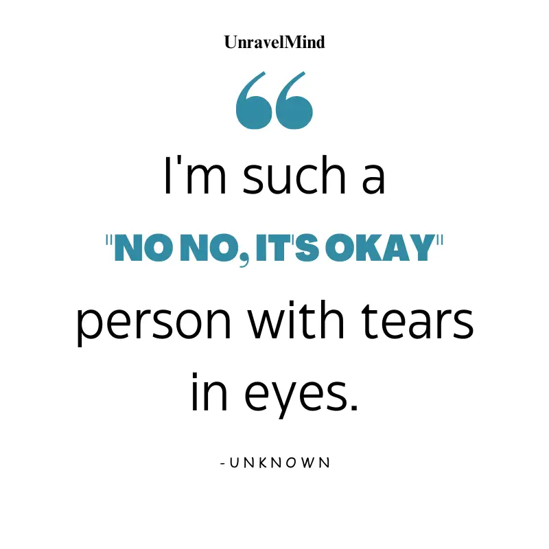 Person with tears in eyes