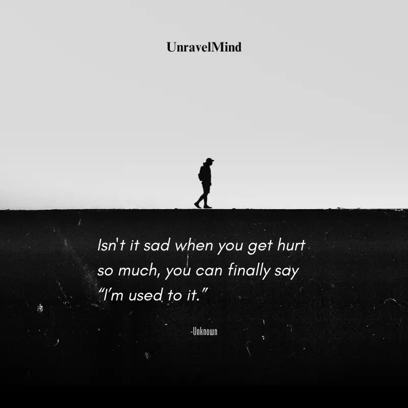 Isn’t it Sad When You Get Hurt